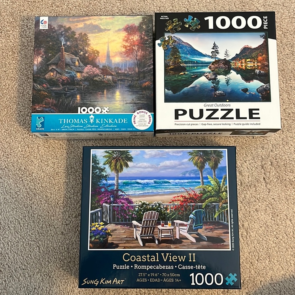 X3 1000 Piece Puzzles